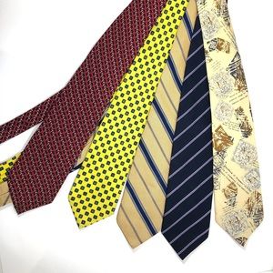 5pcs vintage neckties, Valentino